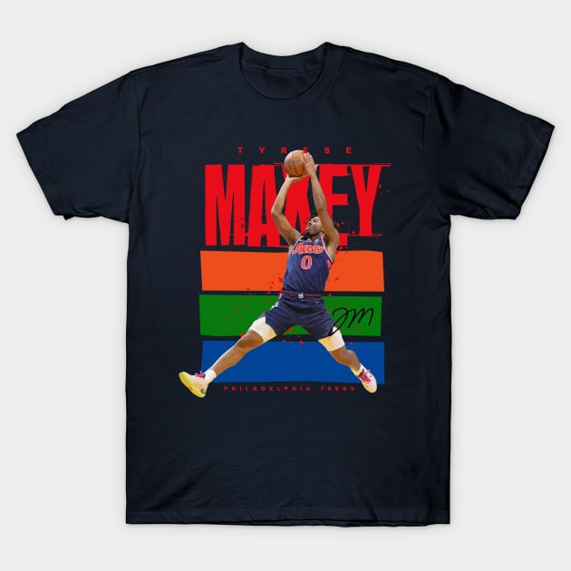 Tyrese Maxey T-Shirt by Juantamad